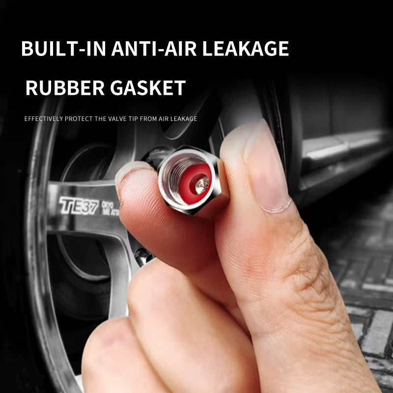 For Peugeot Anti-Theft Style Tire Valve Stem Caps Universal Stem Covers 407 508 2008 5008 107 106 205 4008 301 607 108 807