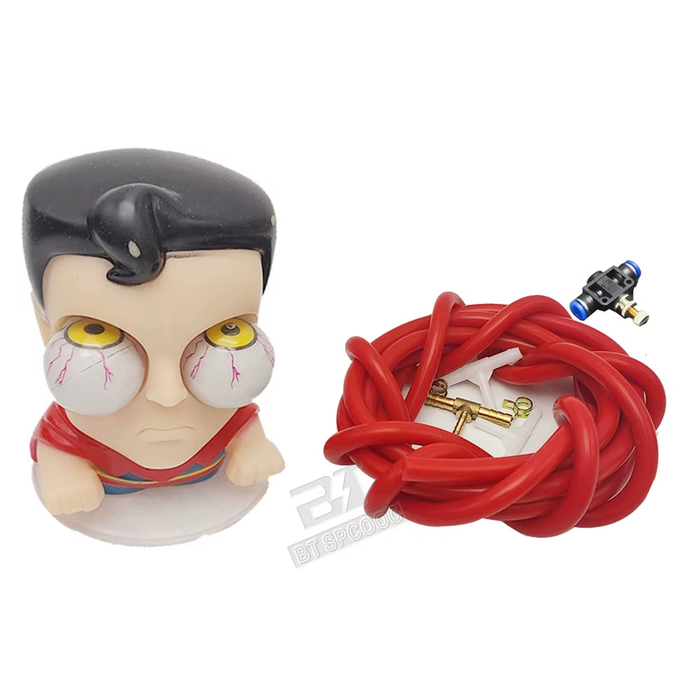 Panda Rubber Exploding Eye Doll Turbo Blasting Doll Kit Interior Auto Parts Universal Decompression Toys Children'S Dolls