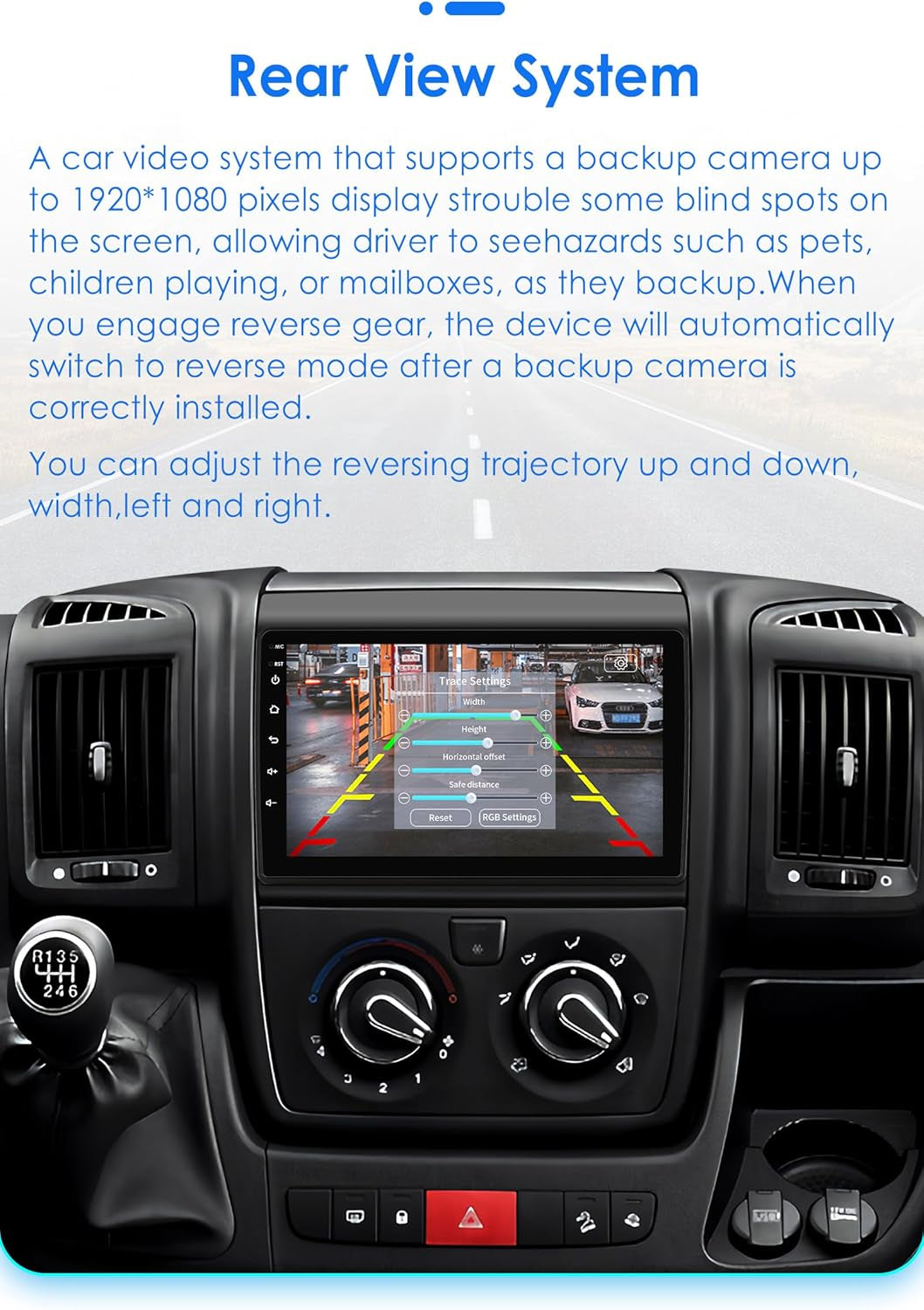 Android 13 Car Radio 9 Pulgadas Pantalla Táctil 8 Núcleo Para Citroën Jumper Ii/Peugeot Boxer Ii/Fiat Ducato 2006-2022 Wifi Wired Android Car, Wireless Carplay Bluetooth Wifi 4G GPS RDS Am/Fm