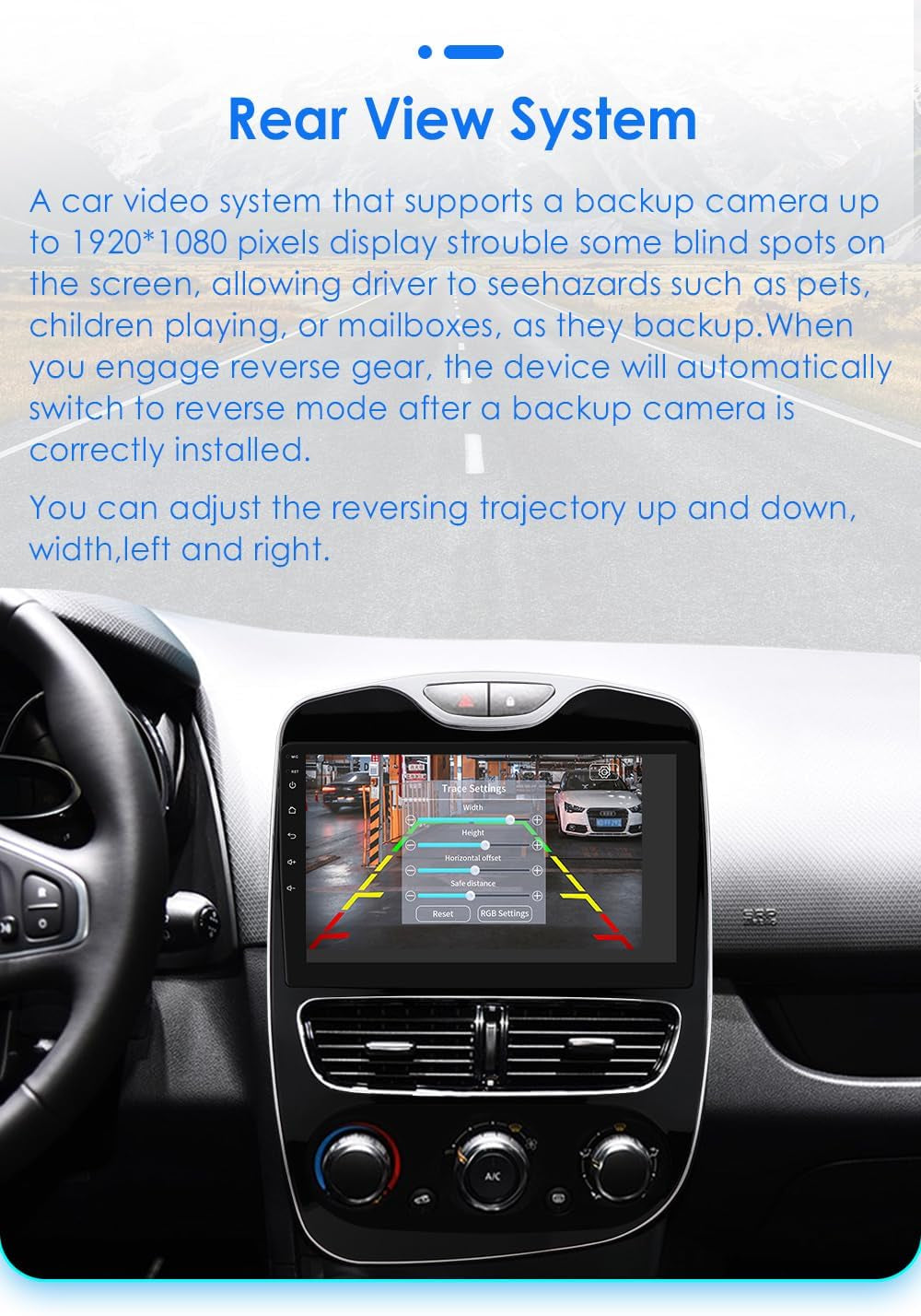 Radio De Coche Android 13 Para Renault Clio 4 ZOE 2016-2019 4G+32G GPS Navi Radio Con Carplay Inalámbrico Android Auto Bluetooth Dab Wifi 4G Mirror Link Entrada De Cámara Trasera/Frontal/Fm/Am