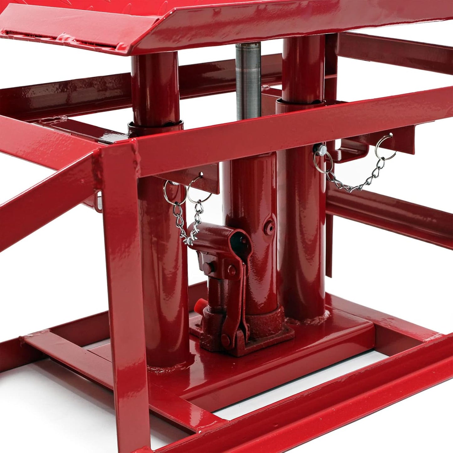 Rampa De Carga Set 2X Rampas Con Gato Hidráulico Coches Integrado 2000Kg Taller Garaje Mantenimiento