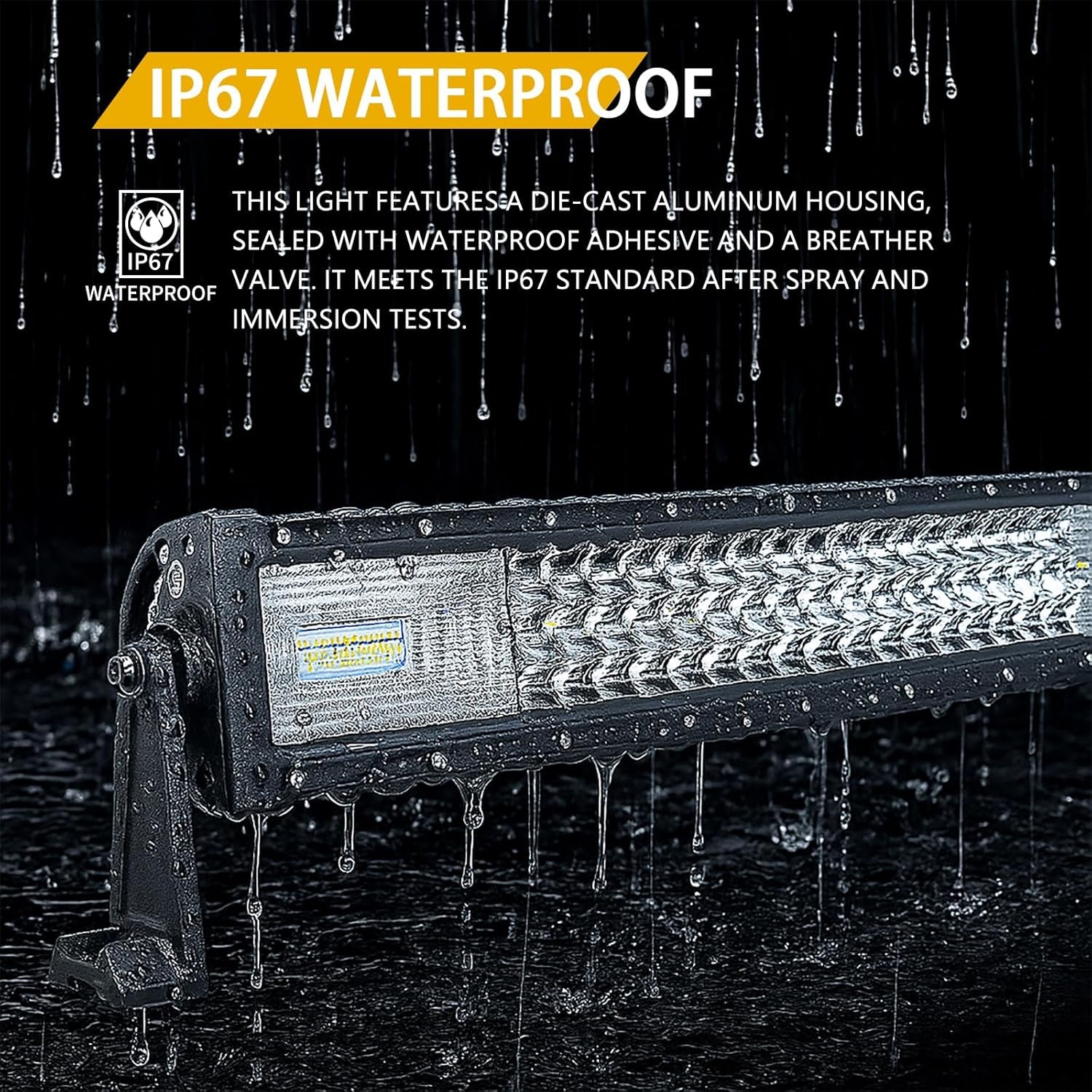 Willpower 540W Barra Led Con Mazo De Cables, 42 Pulgadas Barra De Luz LED Para off Road Camión Coche ATV SUV