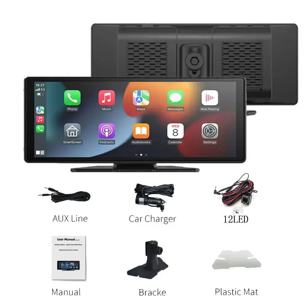 Universal 10.26 Inch Car Radio Multimedia WIFI Video Player Wireless Carplay & Android Auto for Apple or Android MP5 Player