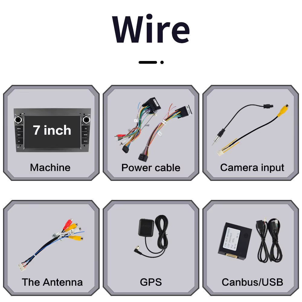 Android 12 for Opel Astra Antara Vectra Corsa Zafira Multimedia Video Player GPS Navigation Carplay Android Auto 2Din Stereo