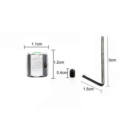 Anti-Theft Car Wheel Tire Stem Valve Caps for  407 206 107 307 308 406 408 208 301 3008 2008 208XS 208Gti Exterior