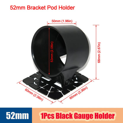 3.0 BAR Smoke Lens Turbo Pressure Gauge with Mechanical White LED Backllight Auto Turbo Boost Gauges Boost Meter 52Mm Universal