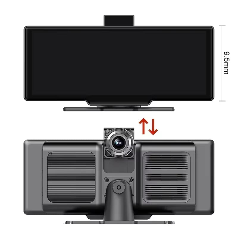 10.26'' 4K Dash Cam Car DVR Android Auto Carplay Display Screen Smart Car System Video Recorder Monitor with Rear Camera 5G WIFI