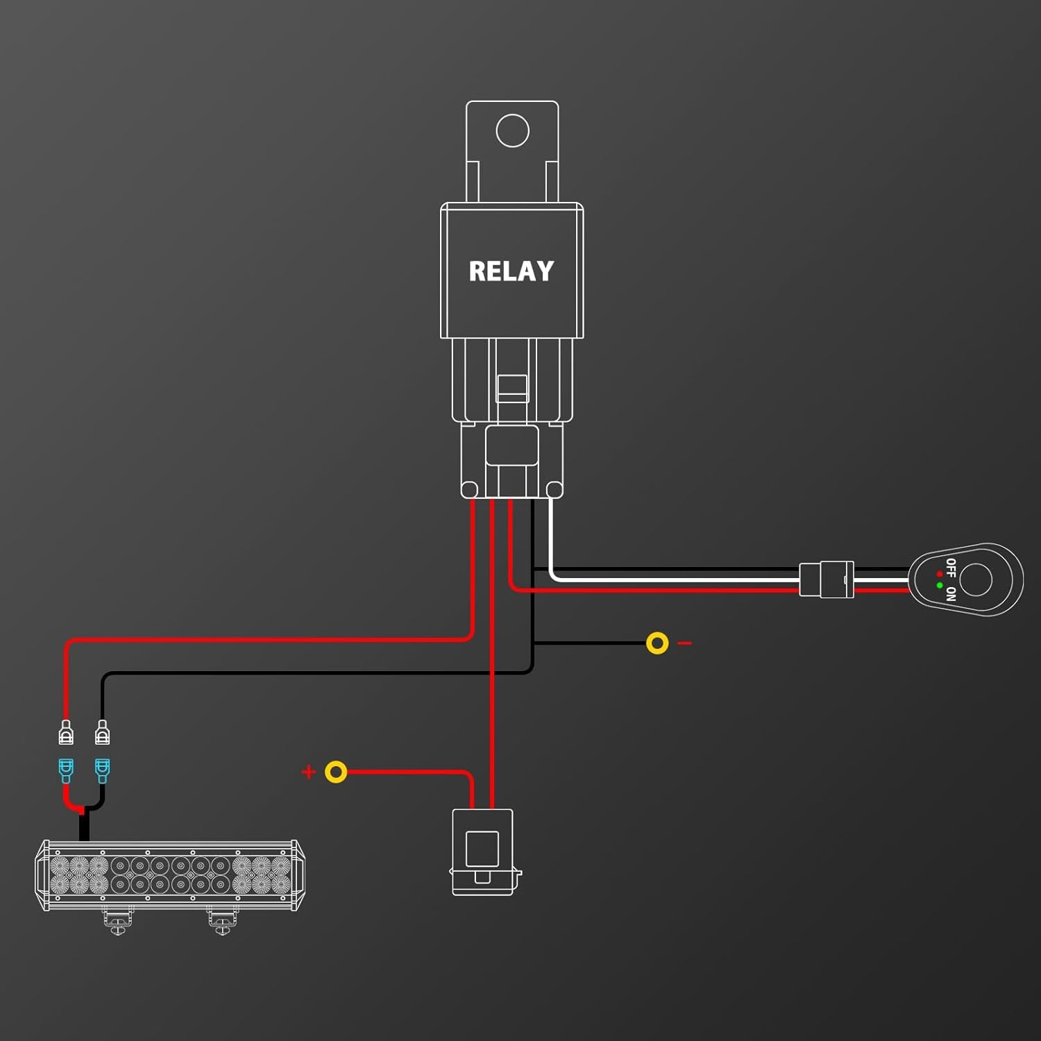 Willpower 540W Barra Led Con Mazo De Cables, 42 Pulgadas Barra De Luz LED Para off Road Camión Coche ATV SUV