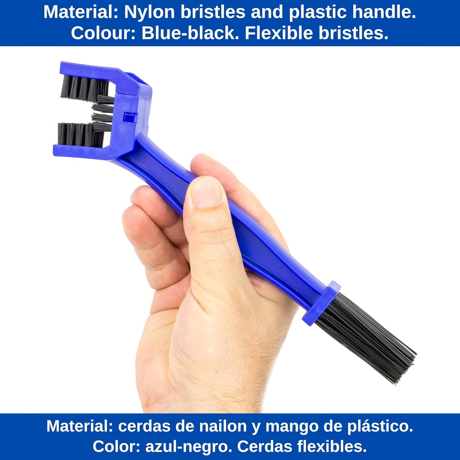 Cepillo De Limpieza, Para Bicicletas Y Motocicletas, Cepillo Para Cadenas De Motocicletas Y Bicicletas, Cepillo De Nylon Resistente, Herramienta De Limpieza, Cepillo Para Limpiar La Cadena