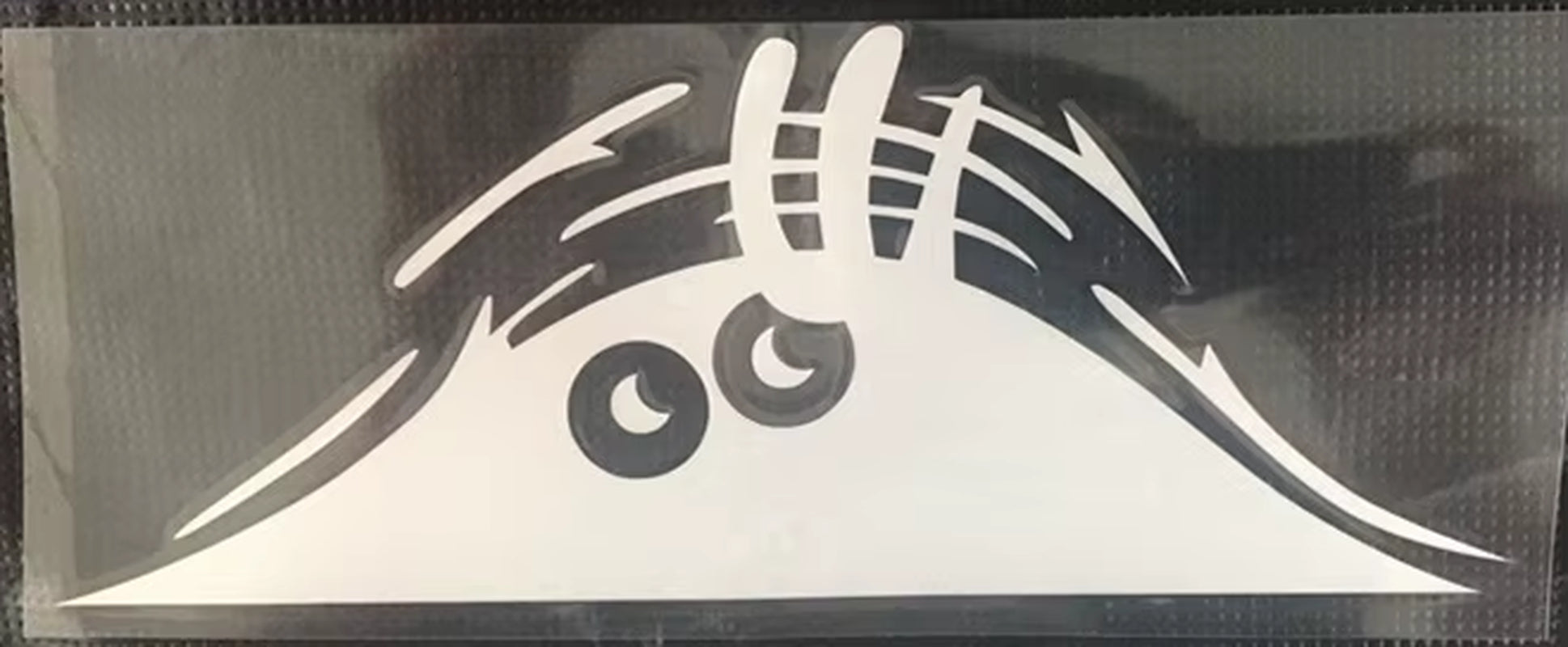 3D Dune Sand Monster Peeking Peering Car Sticker Creative Funny Vinyl Decal Sticker Trim Waterproof Car Decoration Accessories