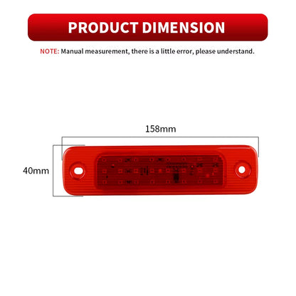 LED Third Rear High Level Brake Stop Light High Mounted Brake Light Stop Lamp for Ford Transit MK7 Tourneo 06-14 Car Accessories