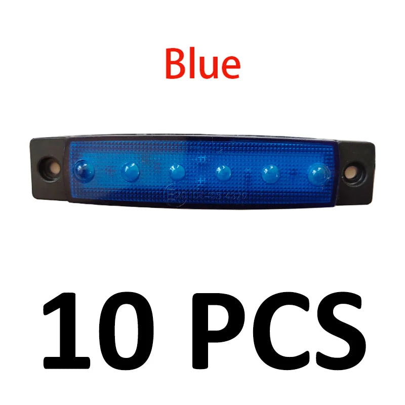 10PCS 12V 24V LED Truck Lights Led Marker Light Car Truck Lorry Side Marker Indicator Trailer Lights Camion Truck Accessories