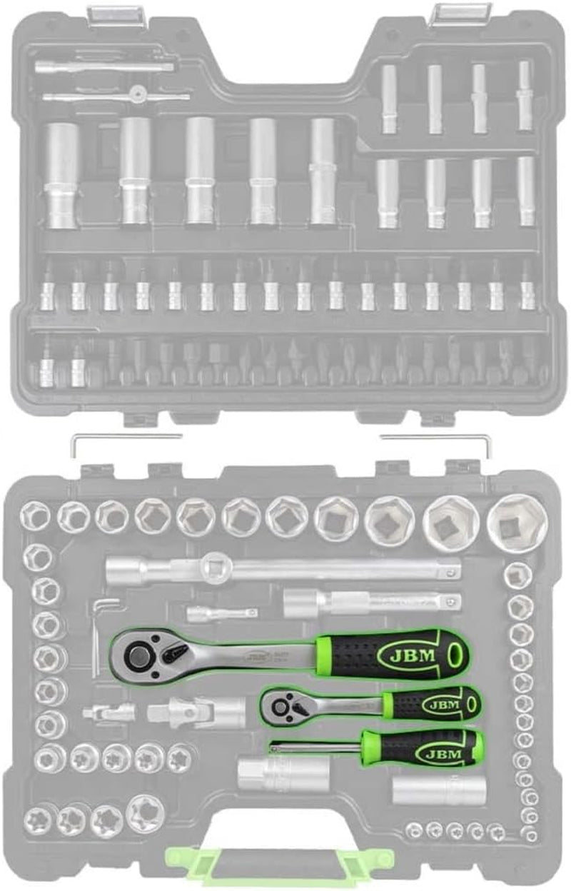 Maletín Portaherramientas De 108 Piezas Con Llaves Hexagonales Satinadas