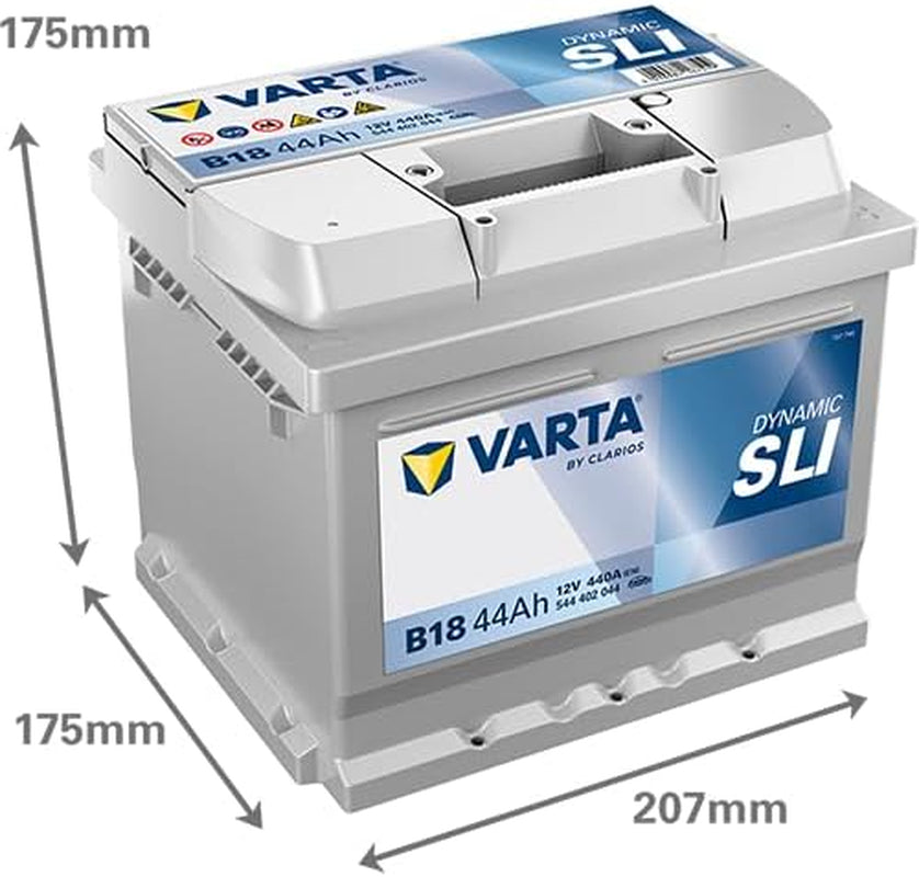 Varta 58344 Blue Dynamic Batería Para Coche, 44 Ah, 440 A, Para Automóvil De Turismo
