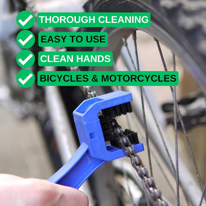 Cepillo De Limpieza, Para Bicicletas Y Motocicletas, Cepillo Para Cadenas De Motocicletas Y Bicicletas, Cepillo De Nylon Resistente, Herramienta De Limpieza, Cepillo Para Limpiar La Cadena