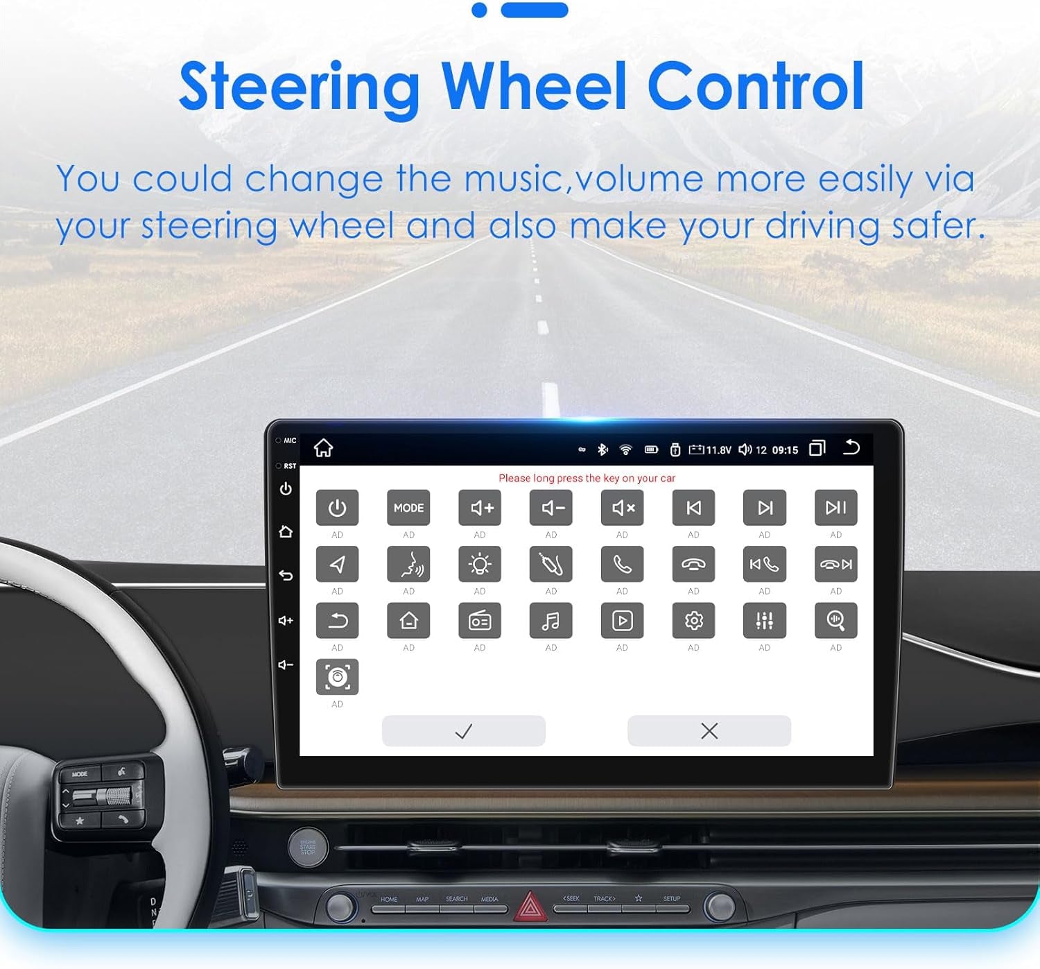 Android 13 Car Radio 9 Pulgadas Pantalla Táctil 8 Núcleo Para Citroën Jumper Ii/Peugeot Boxer Ii/Fiat Ducato 2006-2022 Wifi Wired Android Car, Wireless Carplay Bluetooth Wifi 4G GPS RDS Am/Fm