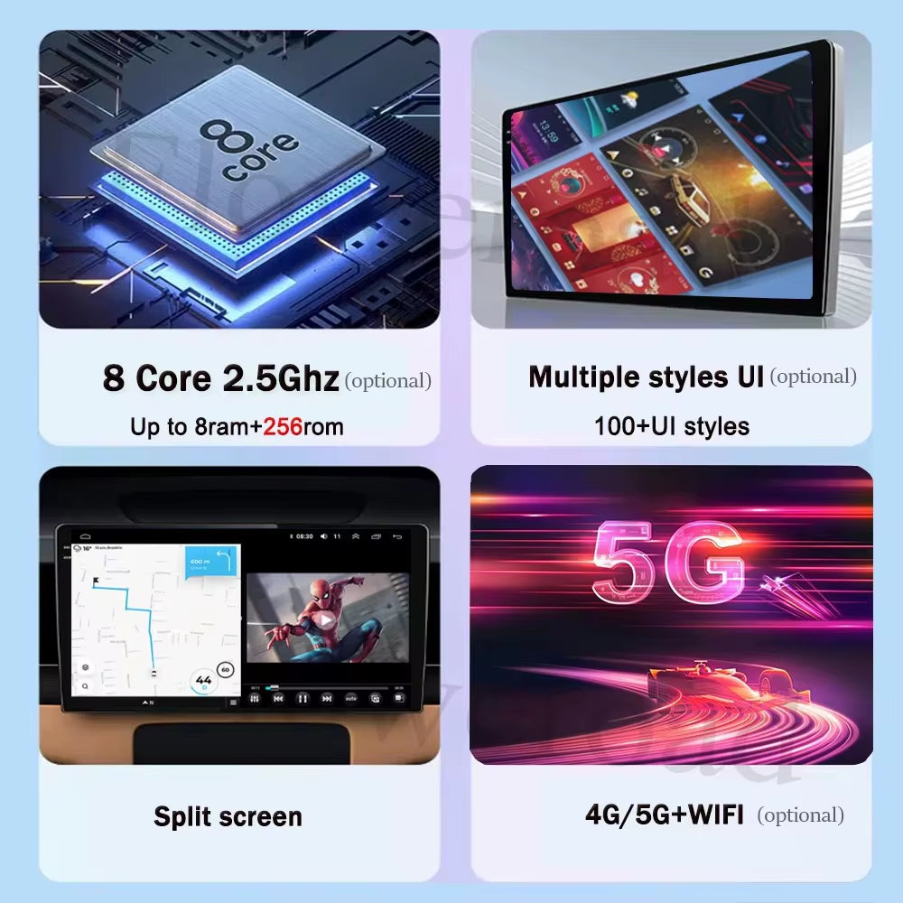 Android 15 for Mitsubishi ASX 2010 - 2016 Car Radio Multimedia Video Player Navigation GPS DSP QLED Carplay Android Auto