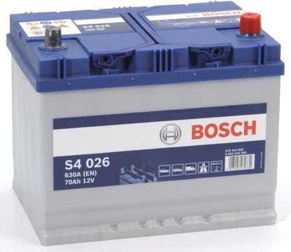 Bosch S4026 Batería De Coche 70A/H 630A Tecnología De Plomo-Ácido Para Vehículos Sin Sistema Start Y Stop