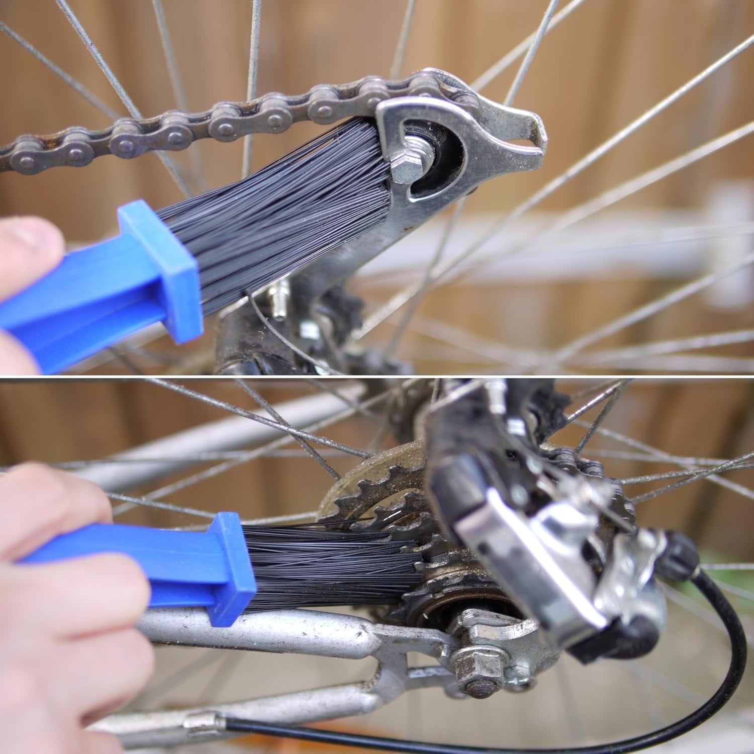 Cepillo De Limpieza, Para Bicicletas Y Motocicletas, Cepillo Para Cadenas De Motocicletas Y Bicicletas, Cepillo De Nylon Resistente, Herramienta De Limpieza, Cepillo Para Limpiar La Cadena