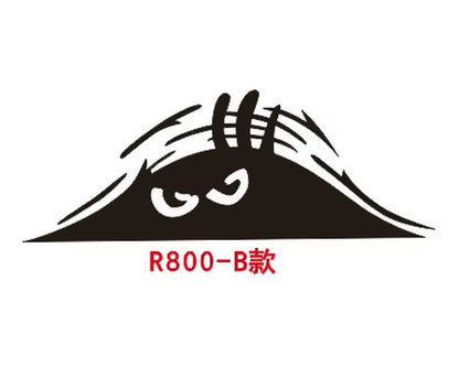 3D Dune Sand Monster Peeking Peering Car Sticker Creative Funny Vinyl Decal Sticker Trim Waterproof Car Decoration Accessories