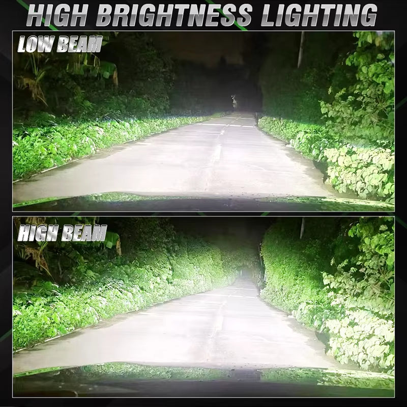 2PC 30000LM H1 LED Car Headlight Bulb H1 LED Canbus 1: 1 Size Fanles Wireless Mini Size LED Bulb LED Plug and Play 6000K 12V 24V