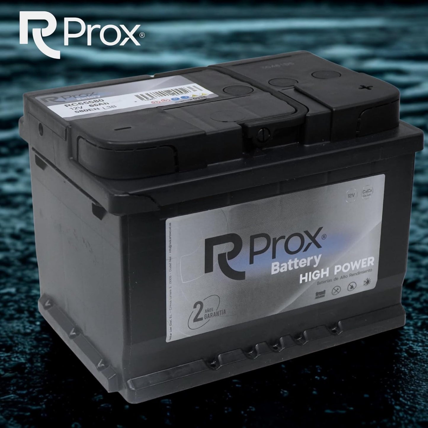 Batería De Coche 55 Ah 580 Amp. + 20% De Potencia De Arranque. 24 Meses De Garantía. Primer Fabricante Lider Europeo.